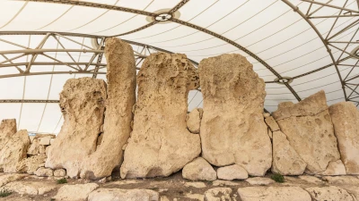 Ħaġar Qim megalithic temple, one of the oldest religious sites on earth