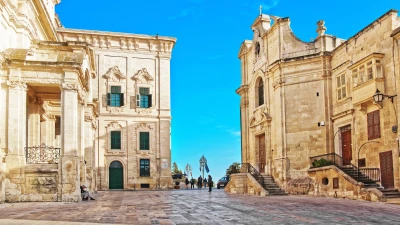Our Lady of Victories chapel in the centre of Valletta