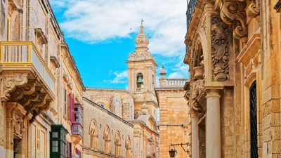 The tower of Palazzo Santa Sofia in Mdina