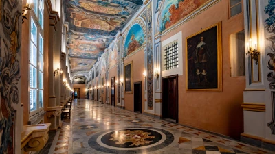 A hall inside the Grandmaster's Palace, Valletta