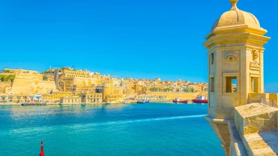 The Upper Barrakka Gardens in Valletta